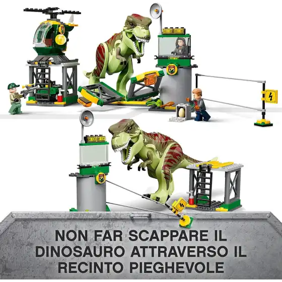 Lego Jurassic World Dominion 76944 La Fuga del T rex Lego - 3