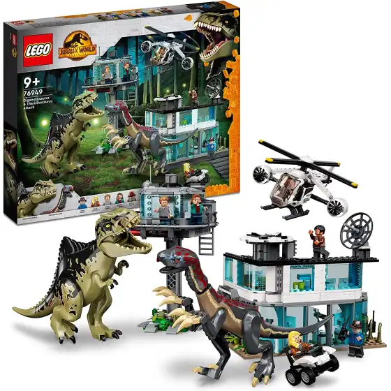 Lego Jurassic World Dominion 76949 Attacco del Giganotosauro e Terizinosauro Lego - 1