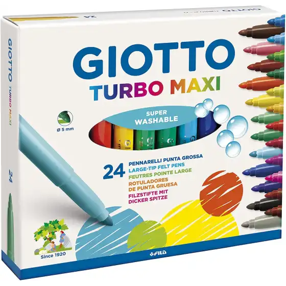 Giotto Turbo Maxi Pennarelli 24 pz Giotto - 1