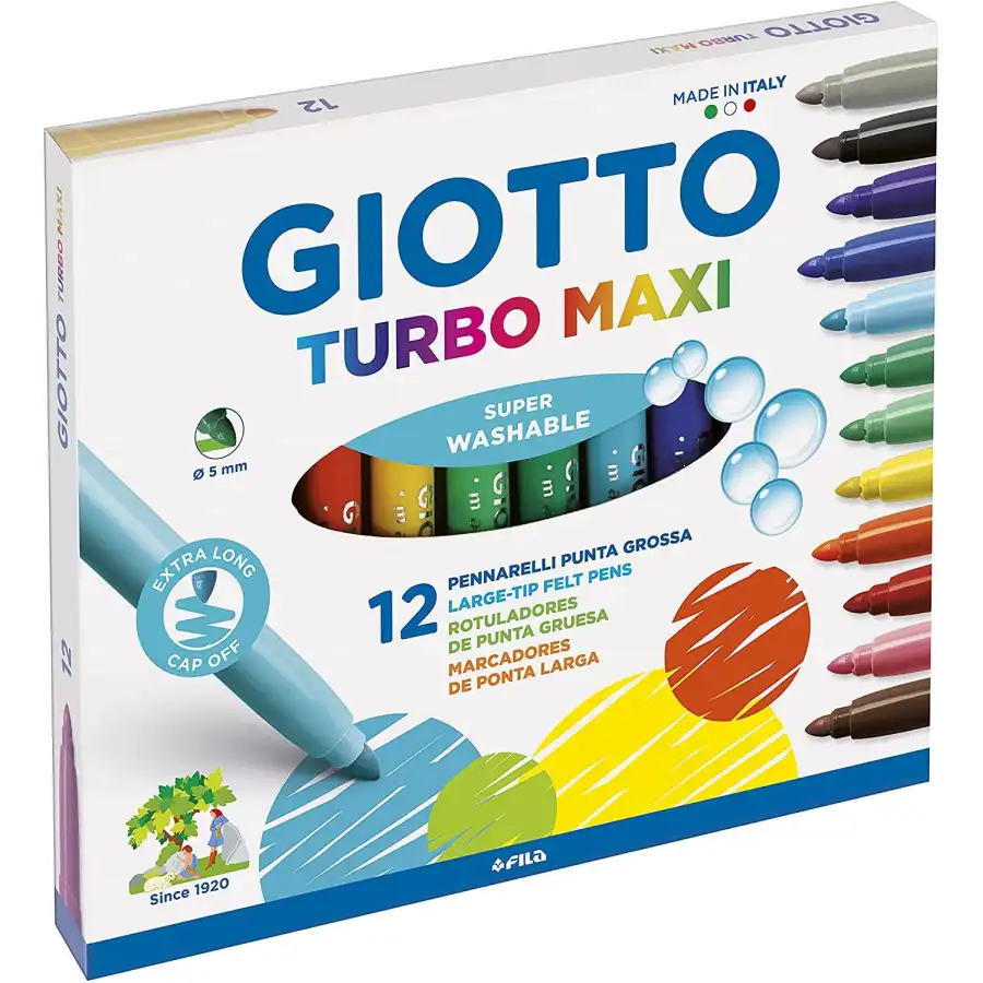 Giotto Turbo Maxi Pennarelli 12 pz Giotto - 1