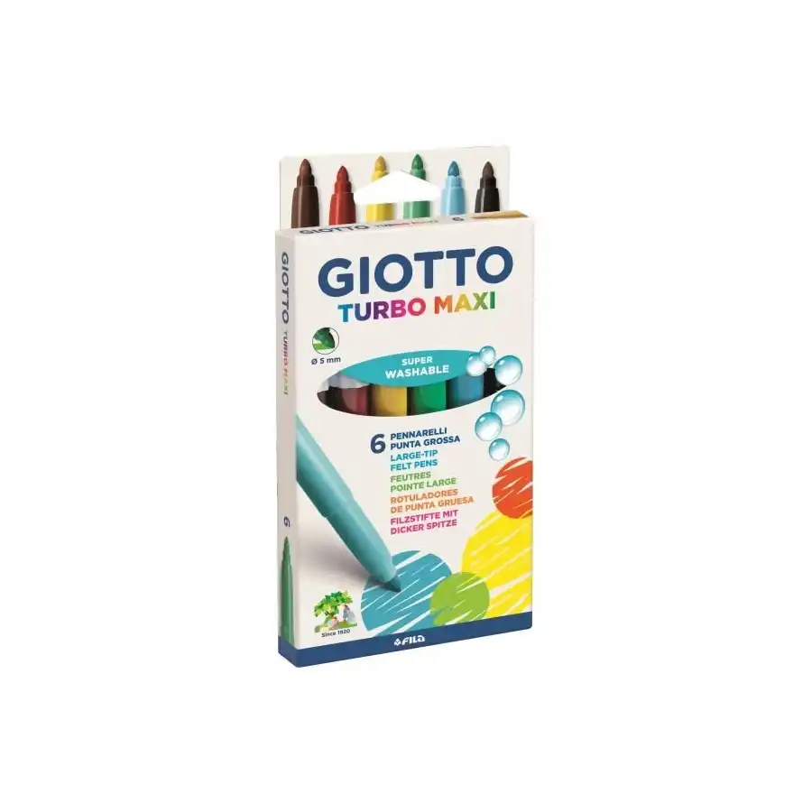 Giotto Turbo Maxi Pennarelli 6 pz Giotto - 1