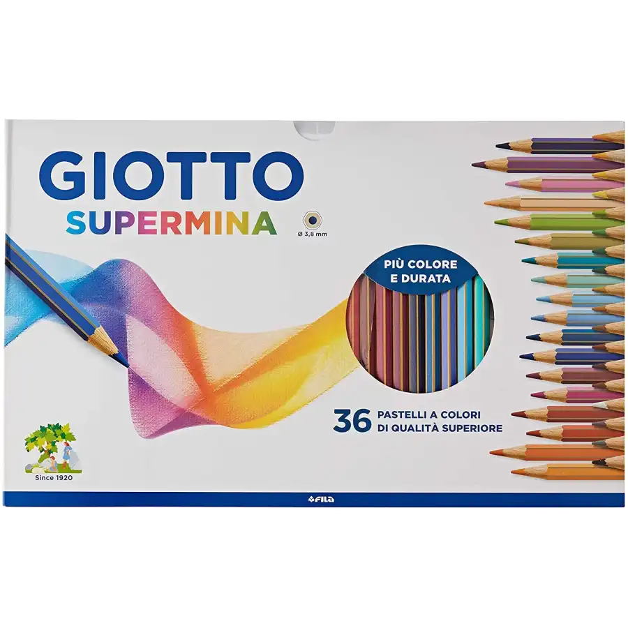Giotto Supermina Pastelli 36 pz Fila - 1