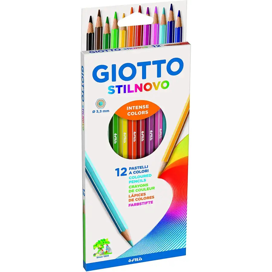 Giotto Stilnovo Pastelli 12 pz Fila - 1