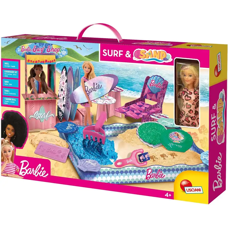 Barbie Surf e Sabbia con Bambola inclusa Lisciani - 1