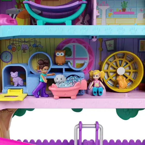 Polly Pocket Playset Casa sull'Albero dei Cuccioli HHJ06 Mattel - 3