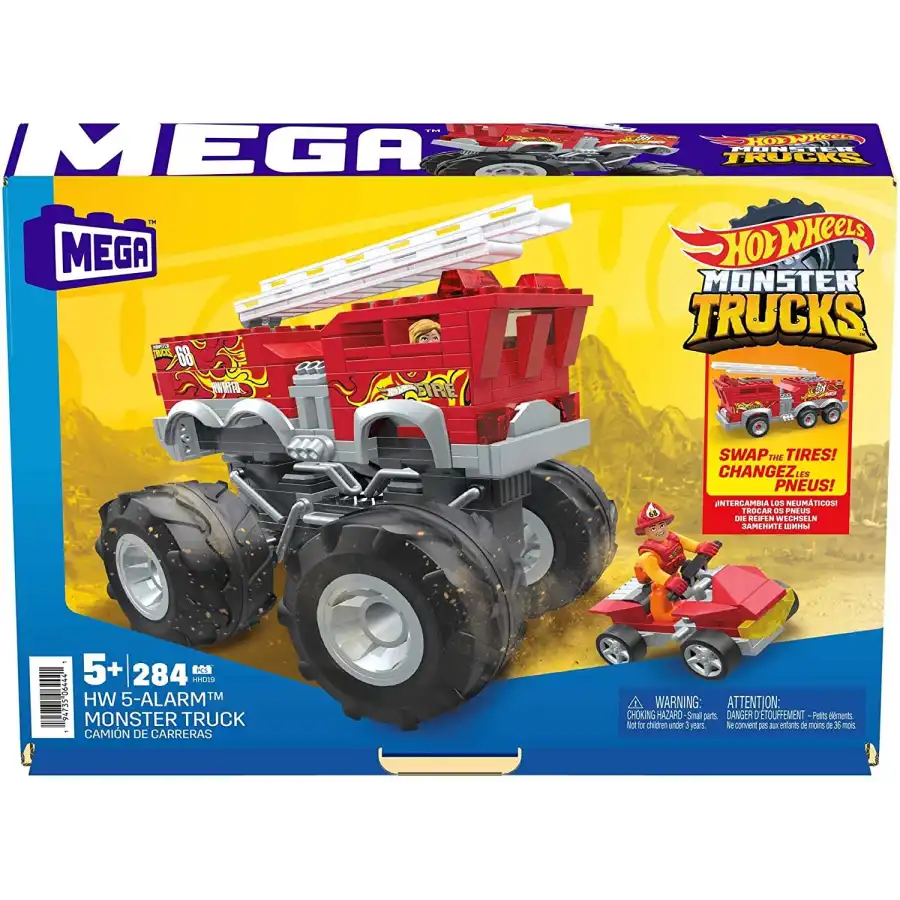 Mega Hot Wheels 5-Alarm Monster Truck HHD19 Mattel - 1