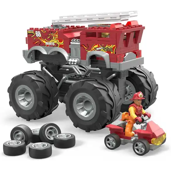 Mega Hot Wheels 5-Alarm Monster Truck HHD19 Mattel - 1