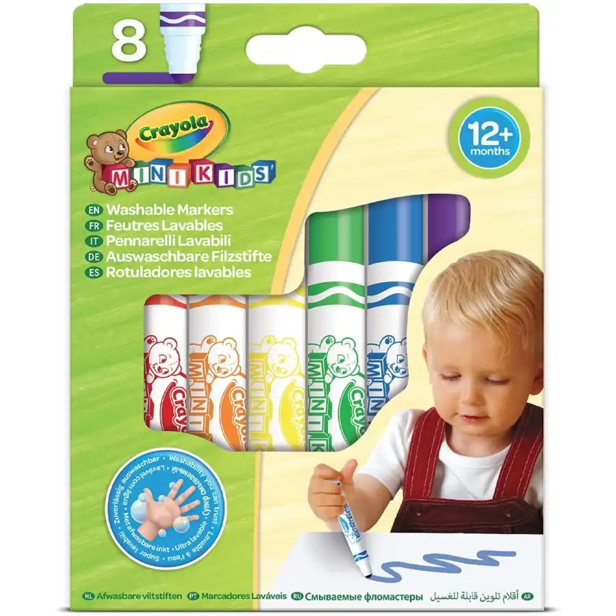 Crayola Mini Kids Pennarelli Lavabili 8 pz Crayola - 1