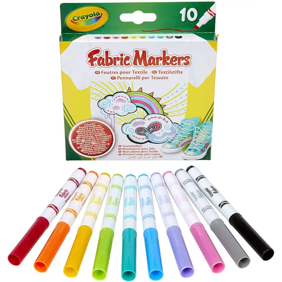 Crayola Pennarelli per Tessuto 10 pz Crayola - 2