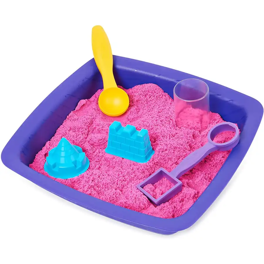Kinetic Sand Shimmer Sabbia Rosa Glitter Spin Master - 2