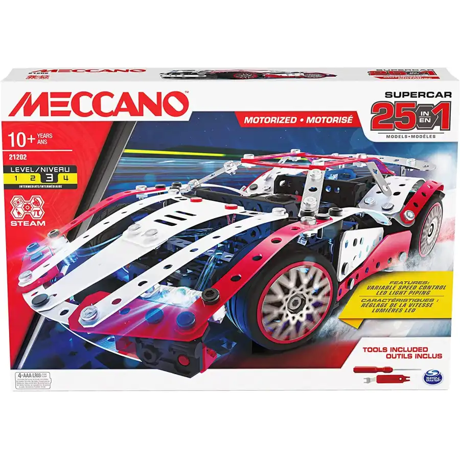 Meccano Multimodello Supercar 25 modelli in 1 Spin Master - 1