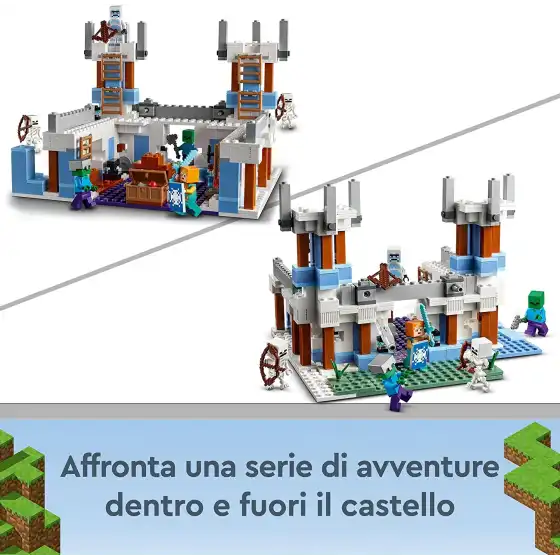 Lego Minecraft 21186 Castello di Ghiaccio Lego - 1