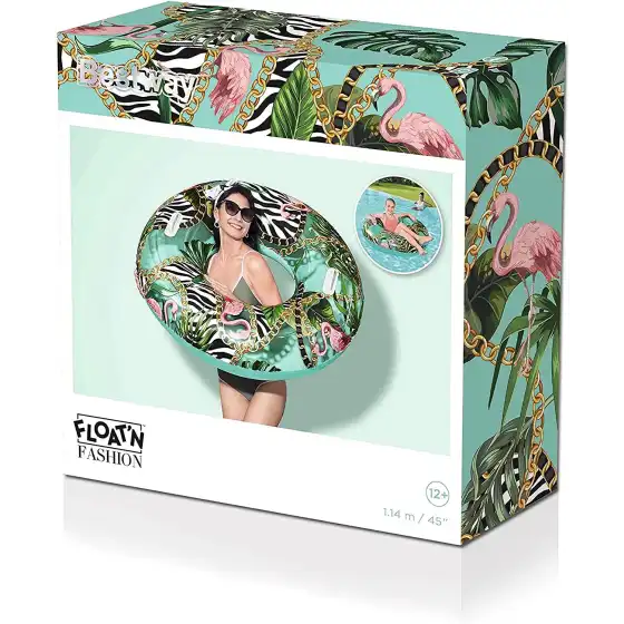 Ciambella Salvagente Floreale Mare e Piscina Bestway - 1
