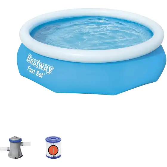 Inflatable Round Pool 57270 366 x 76 cm with Filtration Pump Bestway - 1