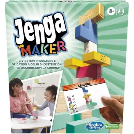 Jenga Maker Gioco da Tavolo Hasbro - 1