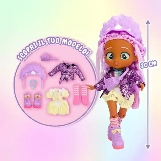 Bff Cry Babies Phoebe Bambola alla Moda con Capelli Lunghi MGA - 3