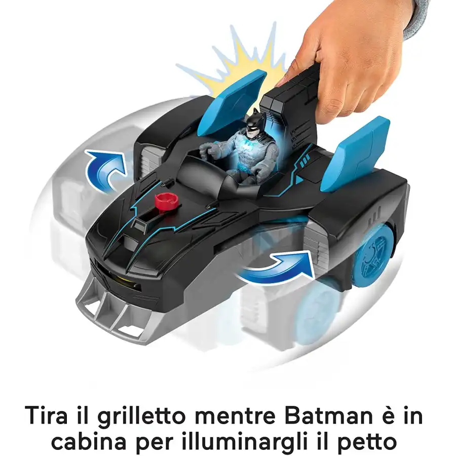 Batmobile Bat-Tech, Veicolo a Spinta Fisher Price - 3
