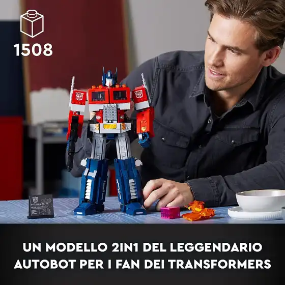 Lego Icons 10302 Optimus Prime Da Camion a Robot Lego - 7