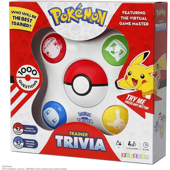 Pokemon Trainer Trivia, 1.000 domande Pokémon - 1