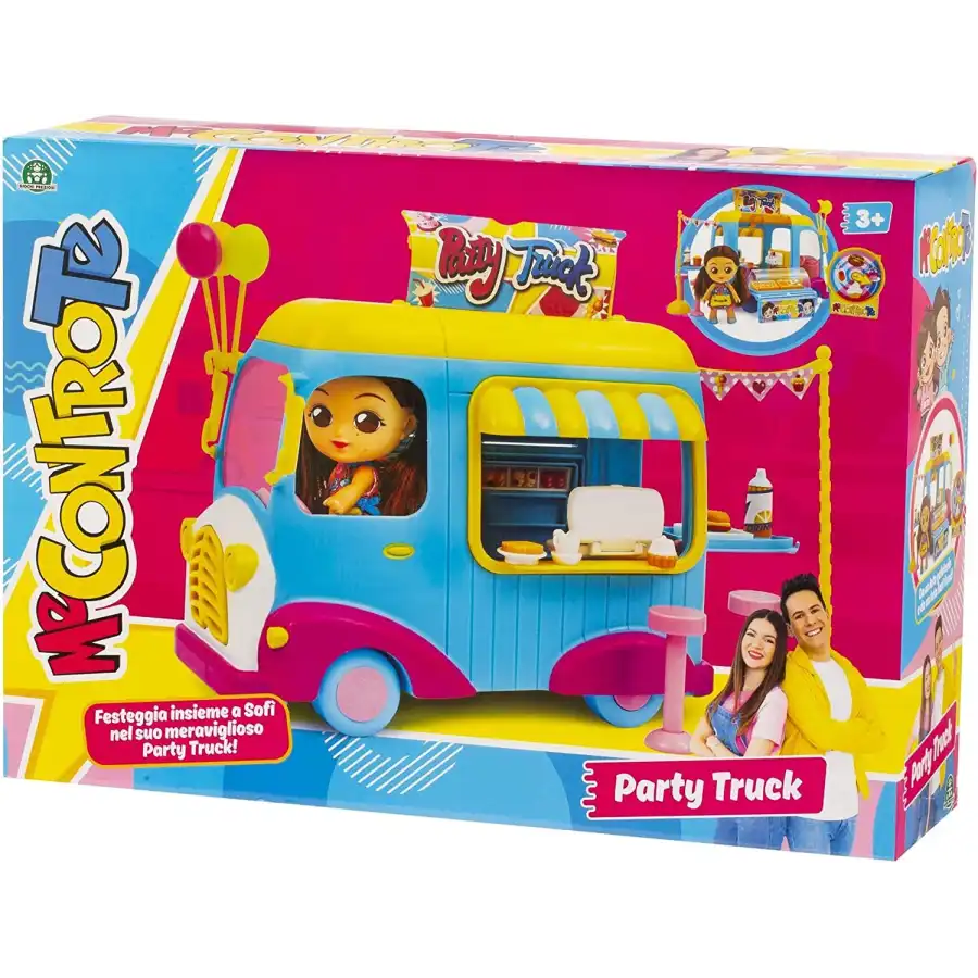 Me Contro Te Party Truck Playset Gelateria E Fast Food Con Sofi Giochi Preziosi - 2