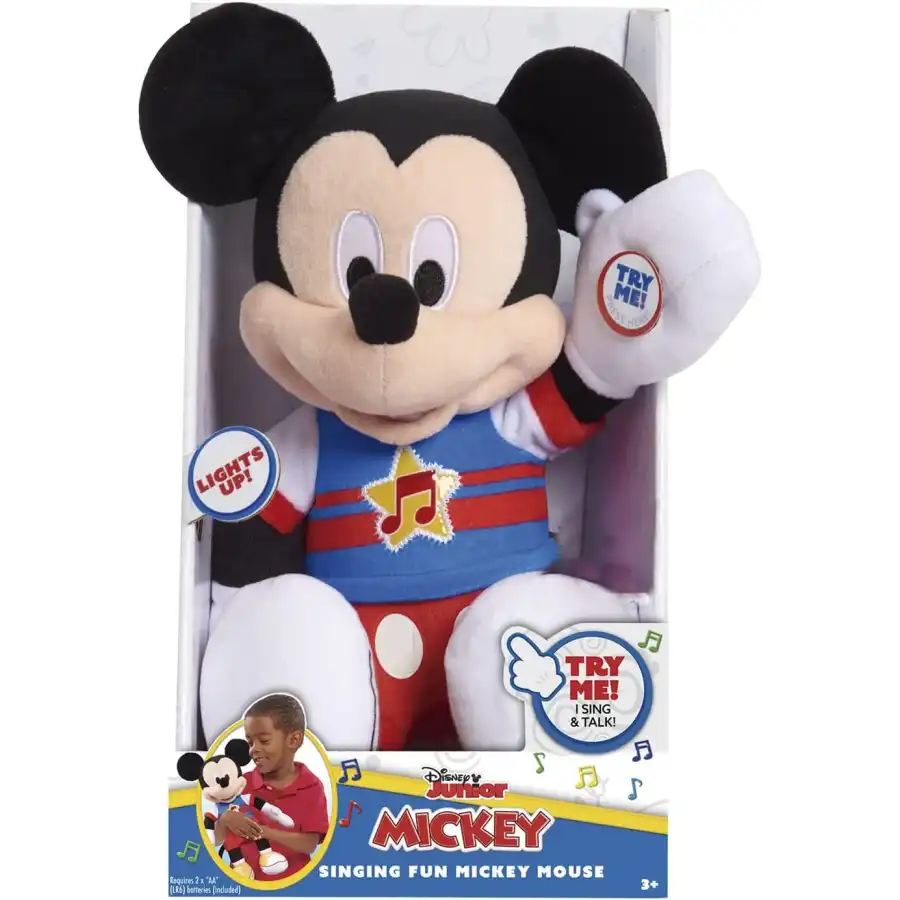 Topolino Peluche Parla e Canta 30 cm Giochi Preziosi - 2