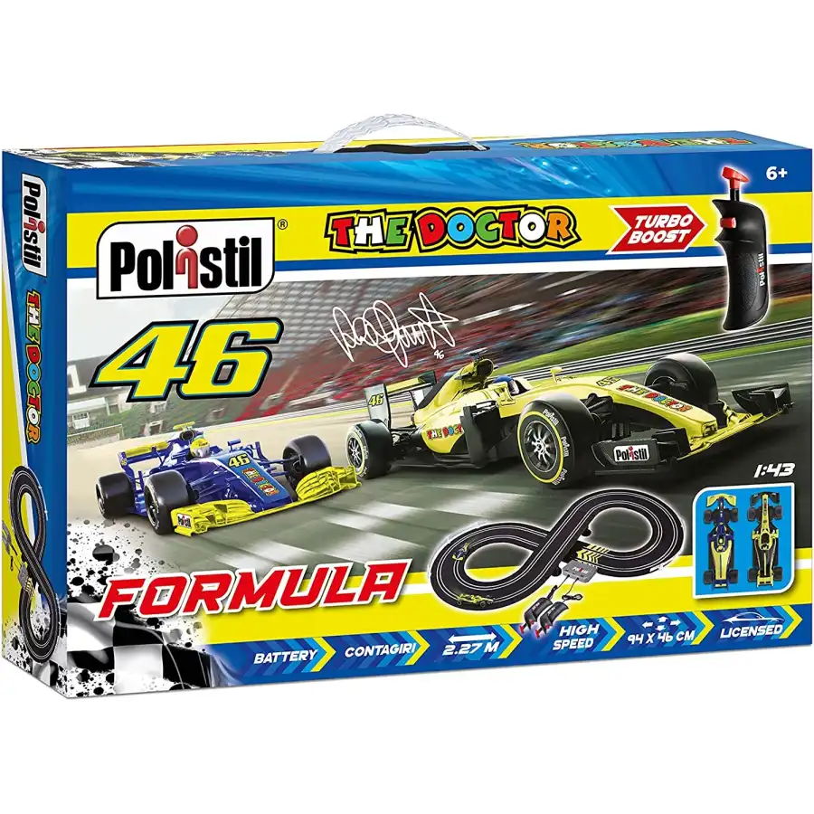 Polistil Pista Formula Racing Valentino Rossi VR46