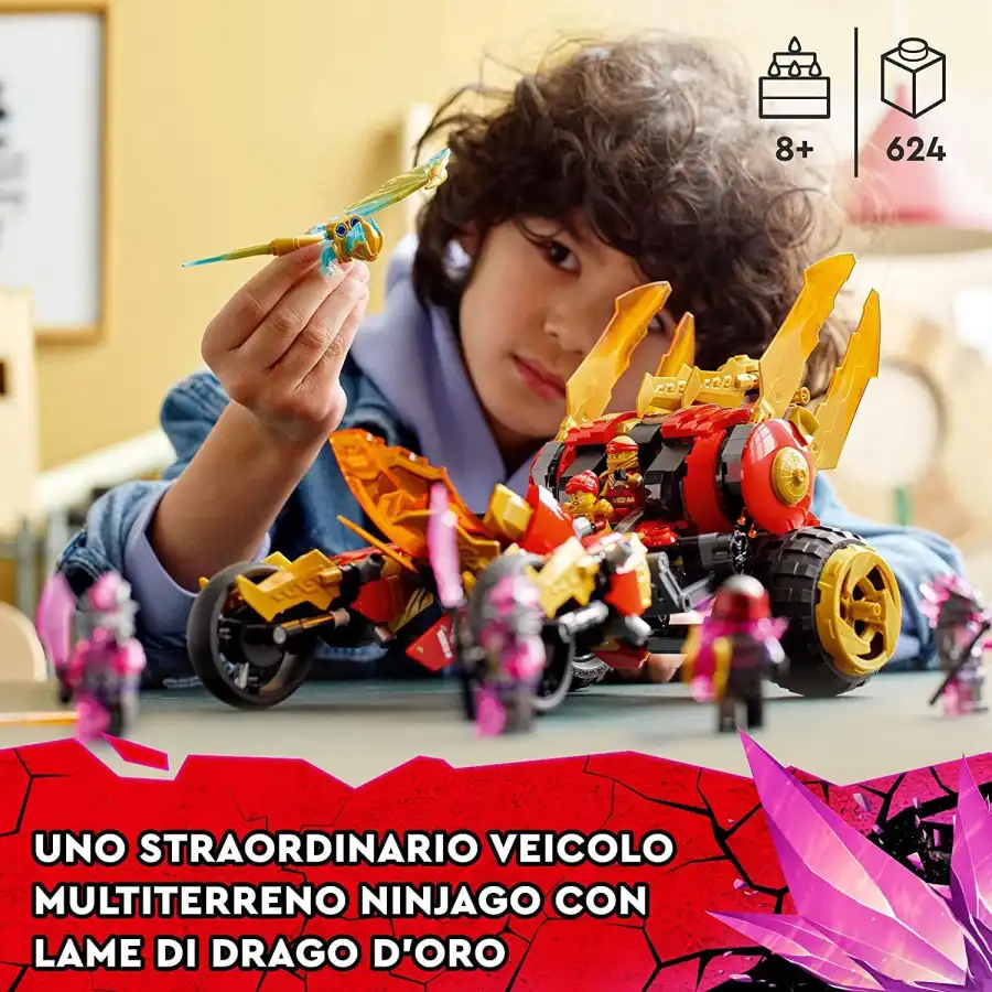 Lego Ninjago 71773 Raider-Drago d'Oro di Kai Lego - 2