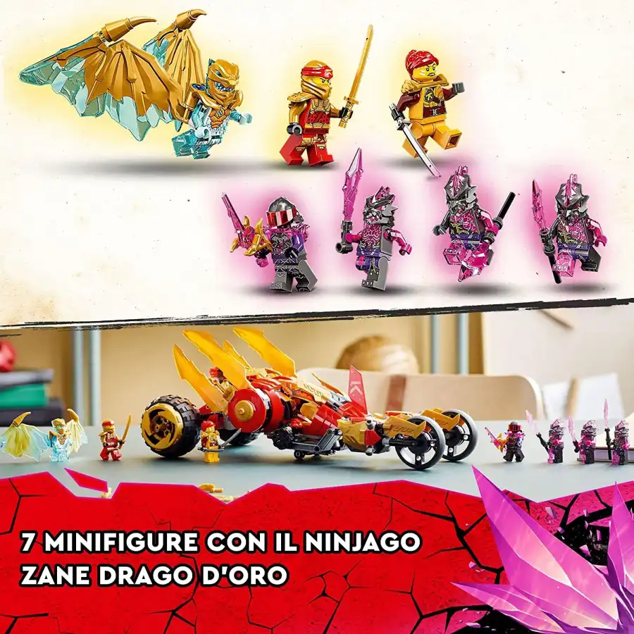 Lego Ninjago 71773 Raider-Drago d'Oro di Kai Lego - 5