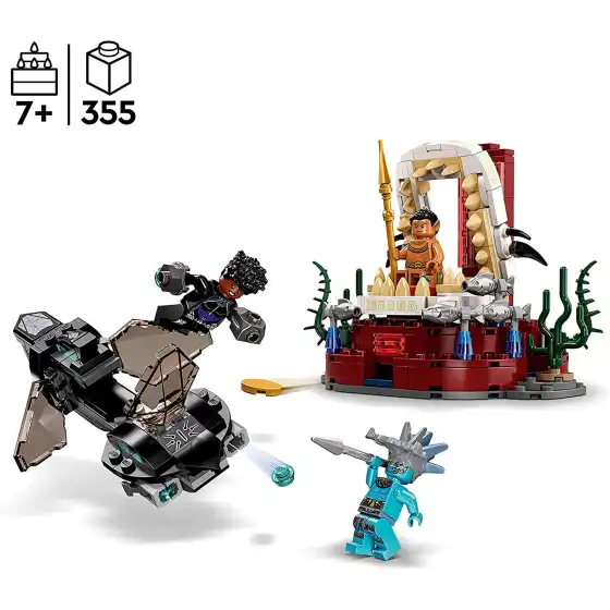 Lego Marvel Black Panther 76213 La Stanza del Trono di Re Namor Lego - 2