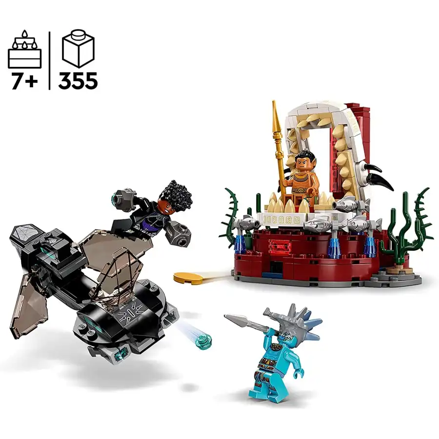 Lego Marvel Black Panther 76213 La Stanza del Trono di Re Namor Lego - 2