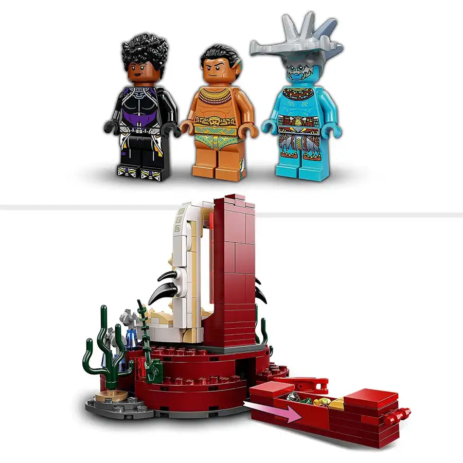 Lego Marvel Black Panther 76213 La Stanza del Trono di Re Namor Lego - 4