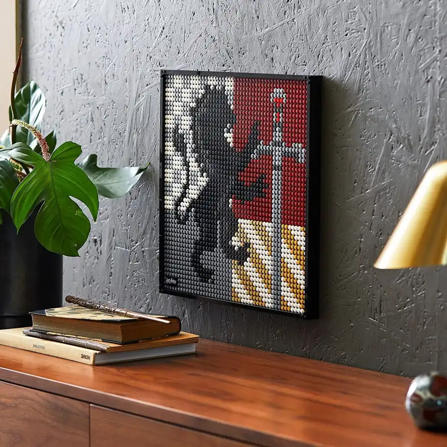 Lego Art 31201 Harry Potter Hogwarts Crests Mosaico per Decorazione Casa Lego - 2