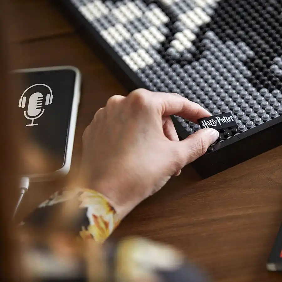 Lego Art 31201 Harry Potter Hogwarts Crests Mosaico per Decorazione Casa Lego - 3