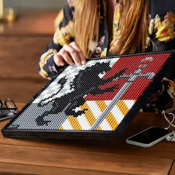 Lego Art 31201 Harry Potter Hogwarts Crests Mosaico per Decorazione Casa Lego - 6