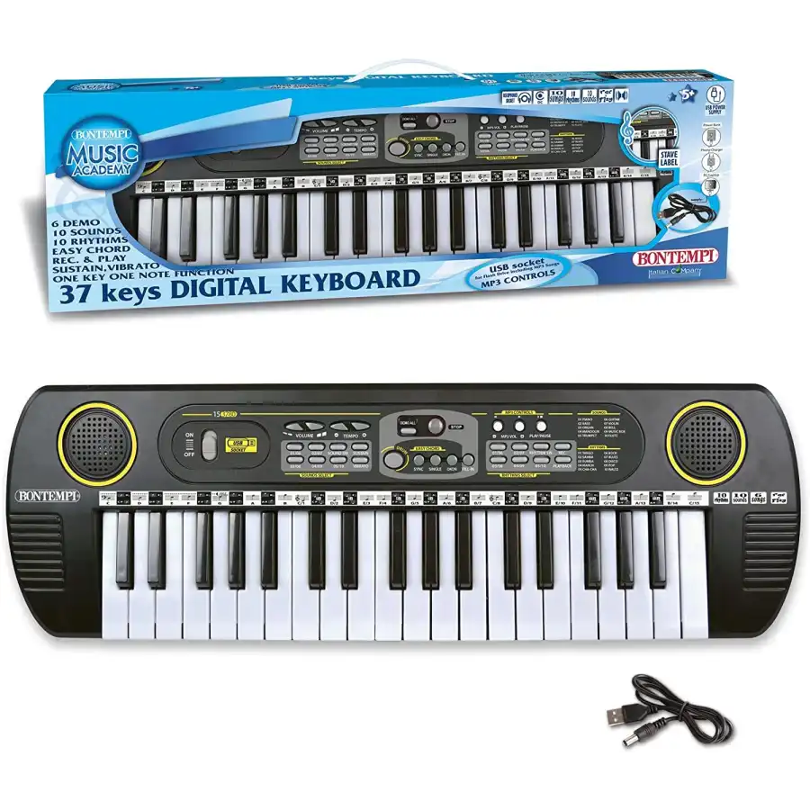 Tastiera 37 Tasti con presa USB per MP3 Bontempi - 1