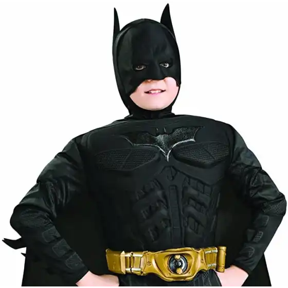 Costume Batman con Muscoli Taglia L Rubies - 1