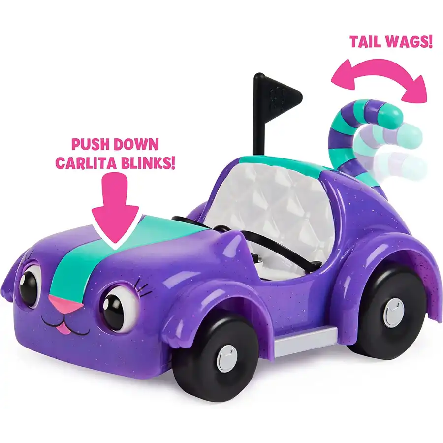 Gabby DollHouse La Macchina di Carlita con Pandy Spin Master - 4