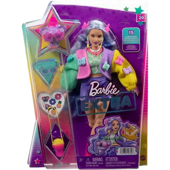 Barbie - Barbie Extra Bambola con koala, abiti e accessori HKP95