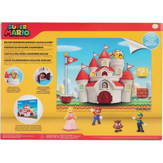 Nintendo Super Mario Playset Castello con Personaggio Bowser