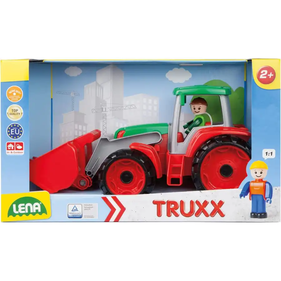 Lena Truxx Trattore Verde/Rosso 04417