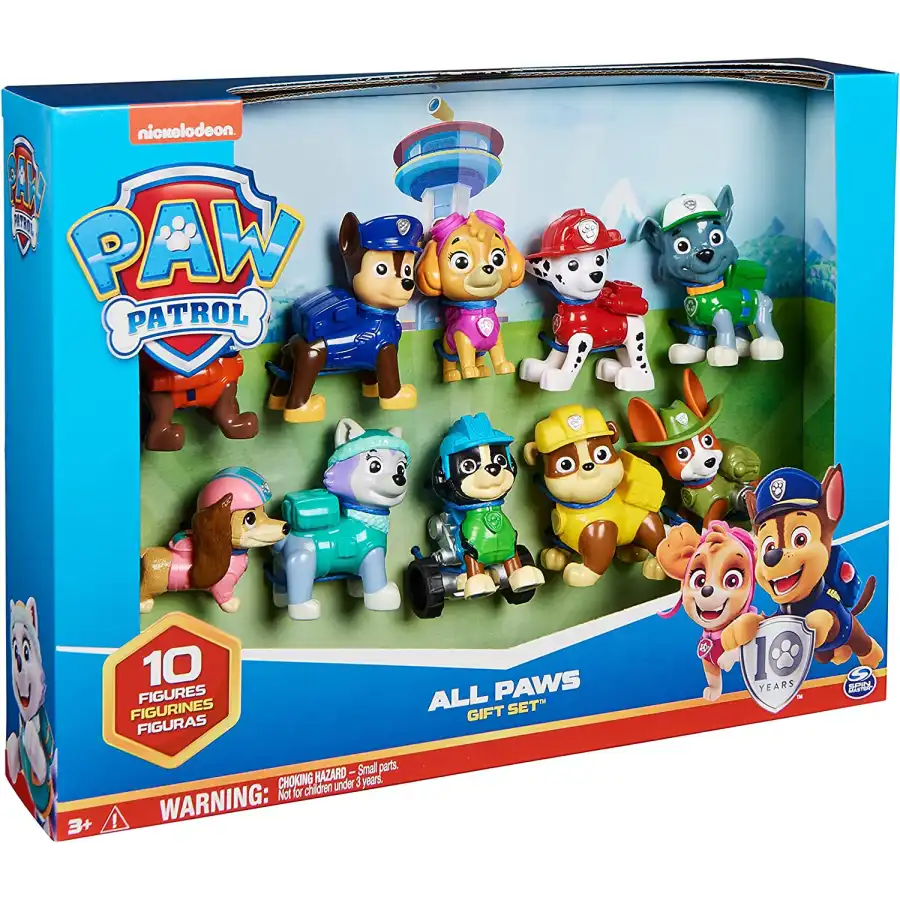 Paw Patrol, Gift Set 10 Personaggi Inclusi