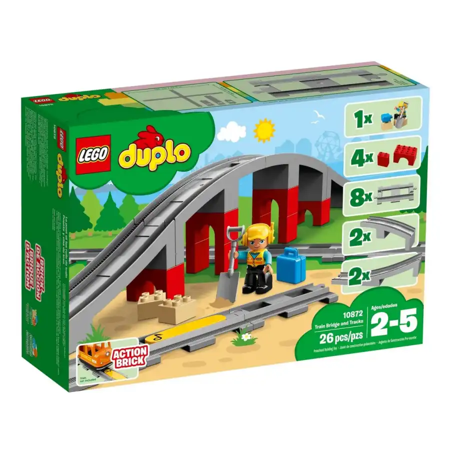 LEGO DUPLO Ponte e binari ferroviari 10872