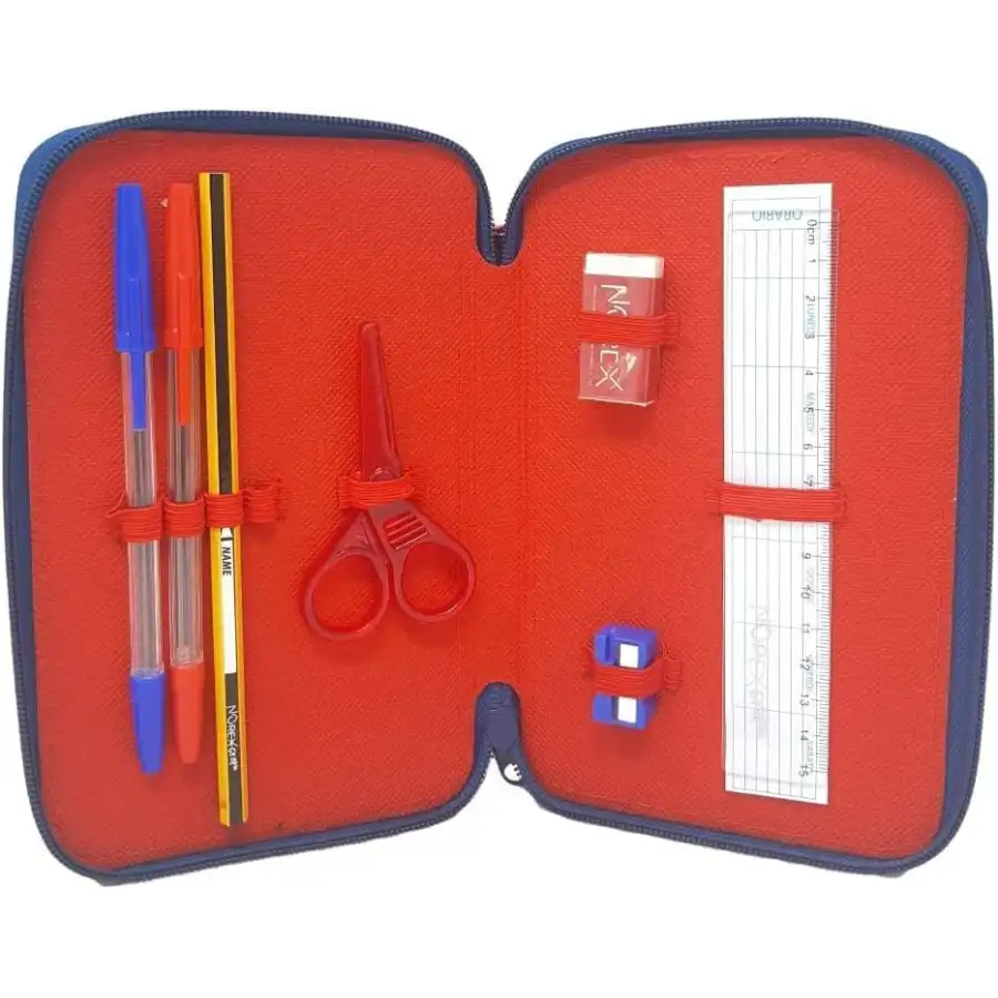 Astuccio Completo 3 Zip Minnie