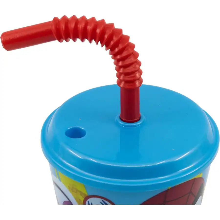 Spidey & Friends Team Bicchiere con Cannuccia