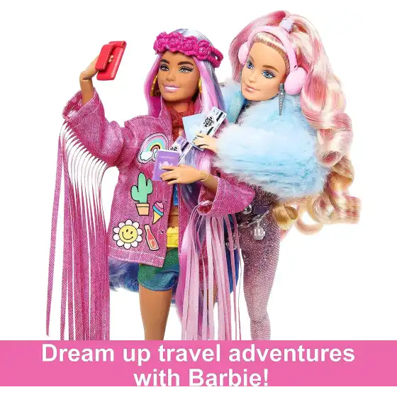 Barbie Extra Fly Bambola Viaggiatrice Look Tema Deserto HPB15