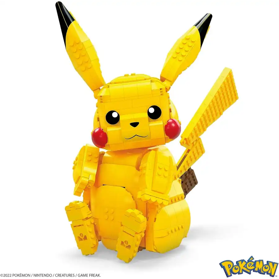 Mega Pokemon - Pikachu Gigante da Costrutire 30,5 cm FVK81