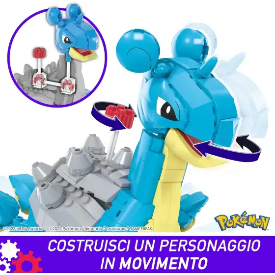Mega Pokemon Lapras da Costruire HKT26