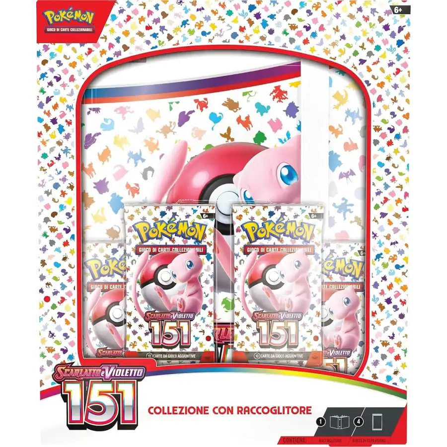 Pokemon Album Raccoglitore Scarlatto e Violetto 151 - ITALIANO