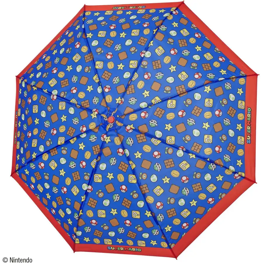 Ombrello Pieghevole Super Mario