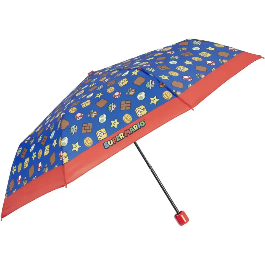 Ombrello Pieghevole Super Mario